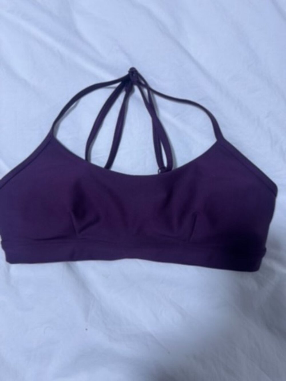Alo Yoga Airlift Intrigue Bra — Purple — Women’s Size Small — Strappy Sports Bra